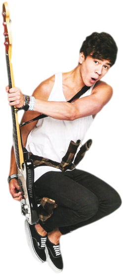 5sos, Calum Hood, And 5 Seconds Of Summer Image - Calum Hood Bas Gitar (400x560), Png Download