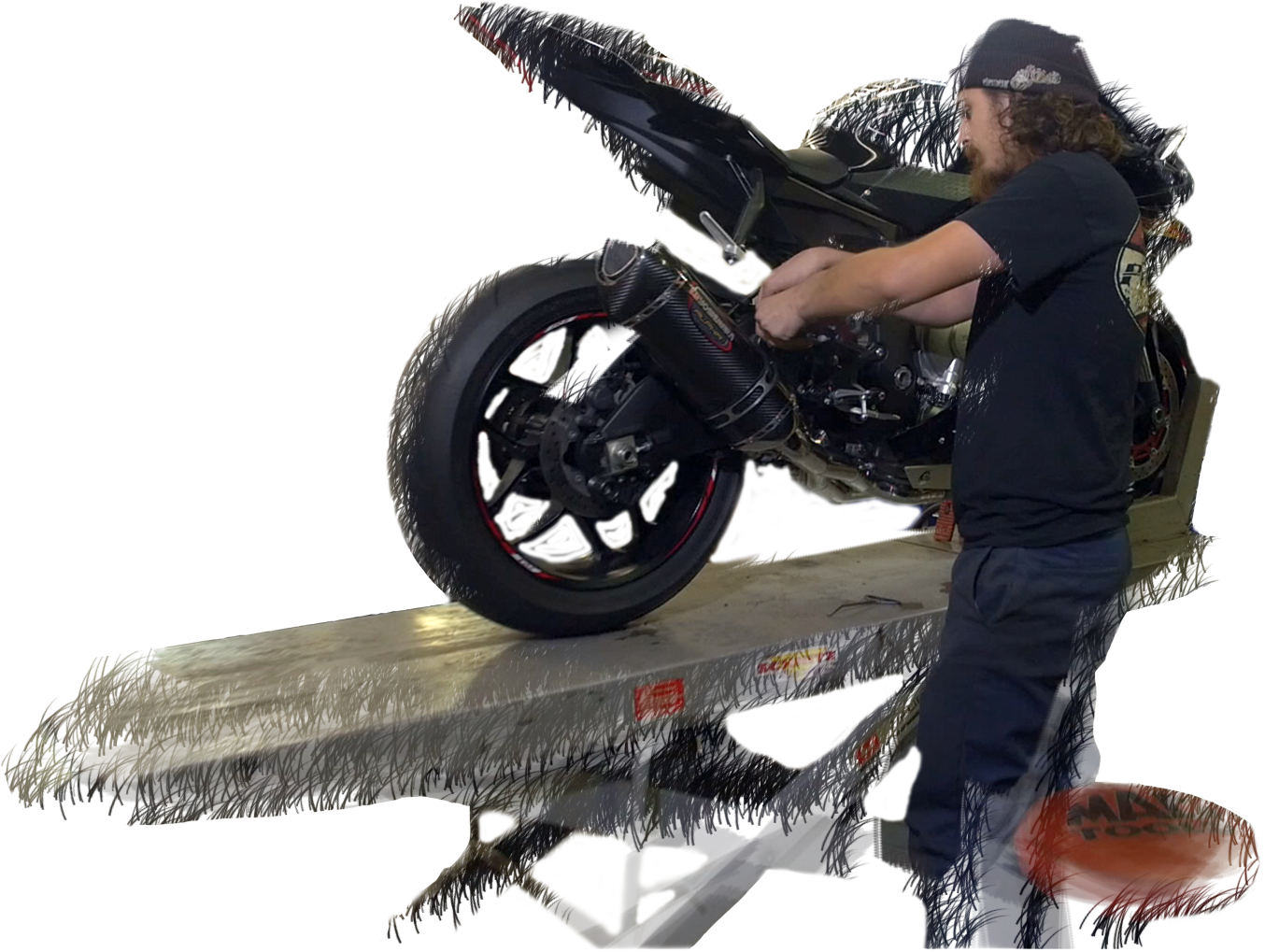 Motorcycles Have Been The Fastest Vehicles On Earth - Moto Wash Png (1354x1019), Png Download