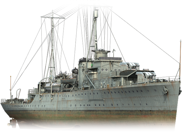 The Black Swan-class Sloops, The Most Numerous Ships - World Of Warships Black Swan (665x454), Png Download