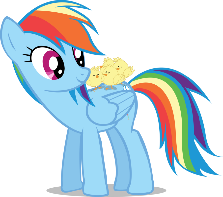 Vigorousjammer, Chick, Chicks, Fall Weather Friends, - Rainbow Dash (900x796), Png Download