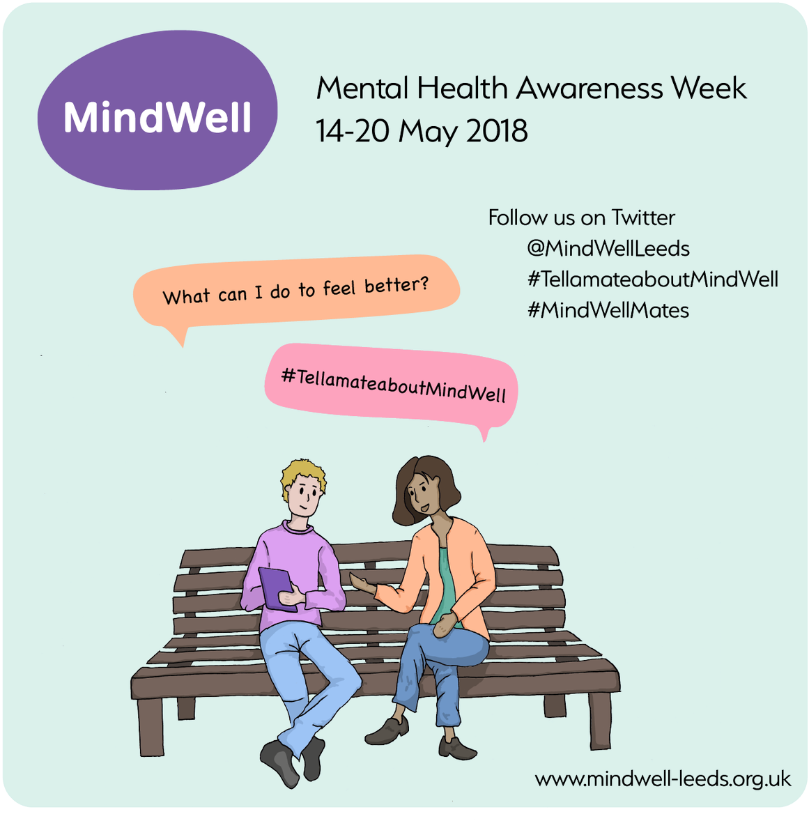 People In Leeds Are Dealing With Mental Health, Confronting - Mental Illness Awareness Week (1200x1200), Png Download