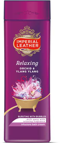 Relaxing Orchid & Ylang Ylang Bath Cream - Cussons Imperial Leather Soap Active For Men 3 Blue (400x600), Png Download