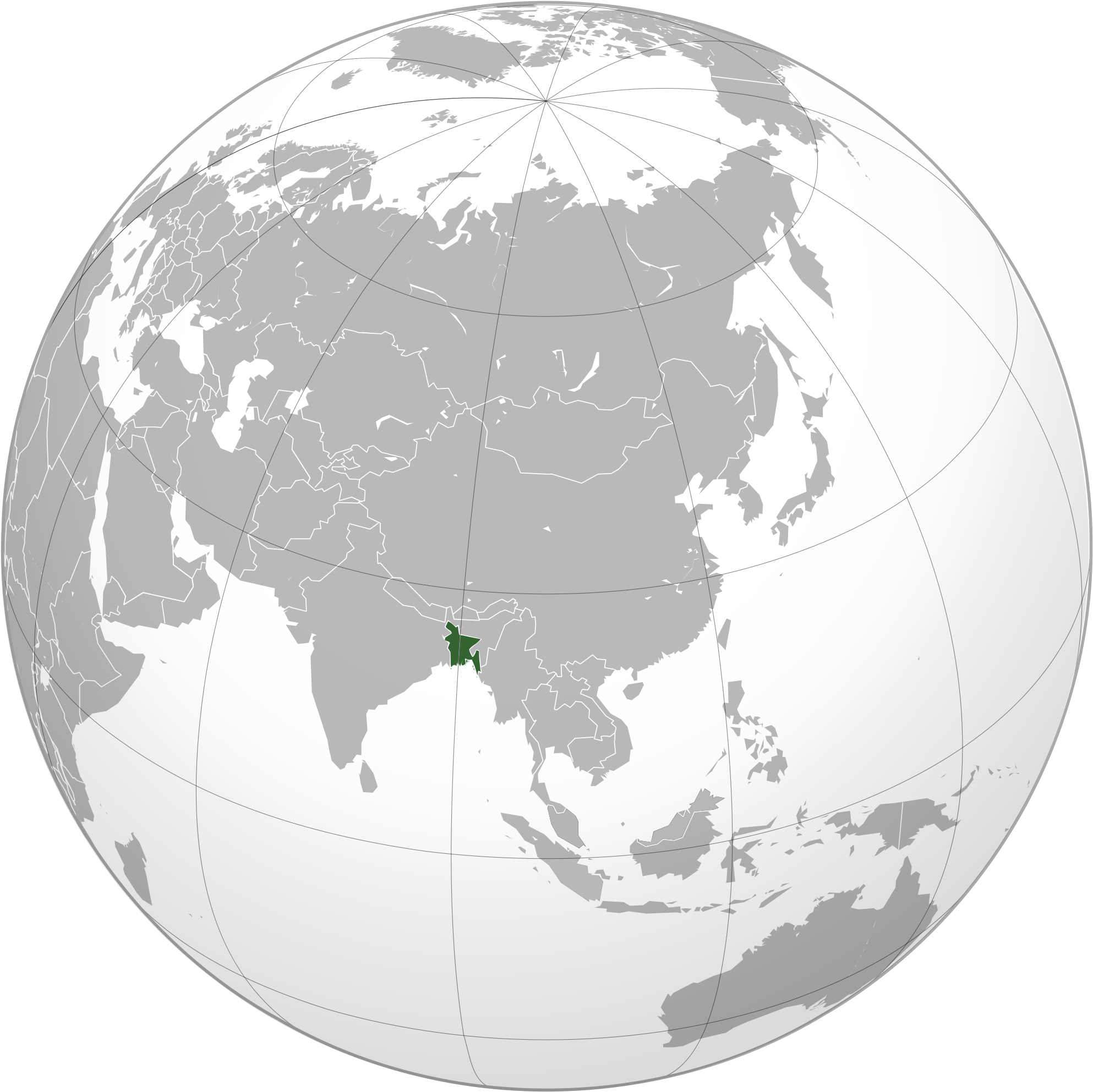 Bangladesh Map World Image Gallery Hcpr At - Locator Map Of China (2000x2000), Png Download