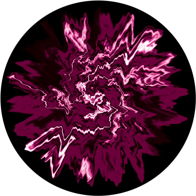 Shock Wave Magenta - Shock Wave Magenta - Apollo Glass Gobo #c2-0092 (800x800), Png Download