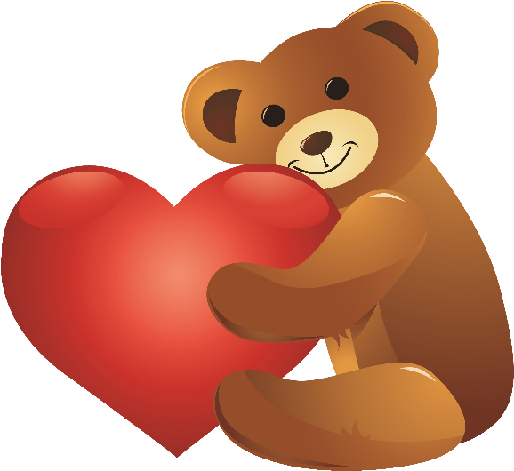Valentine Teddy Bears Png Clipart Pictureu200b - Teddy Bear Valentine Clip Art (600x600), Png Download