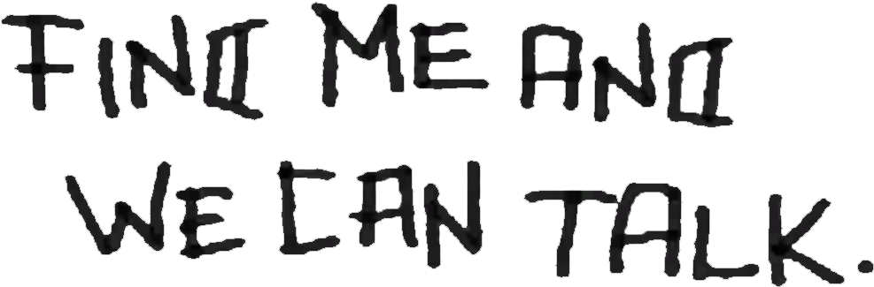 Dm Find Me And We Can Talk Graffiti - Un1on (1001x375), Png Download