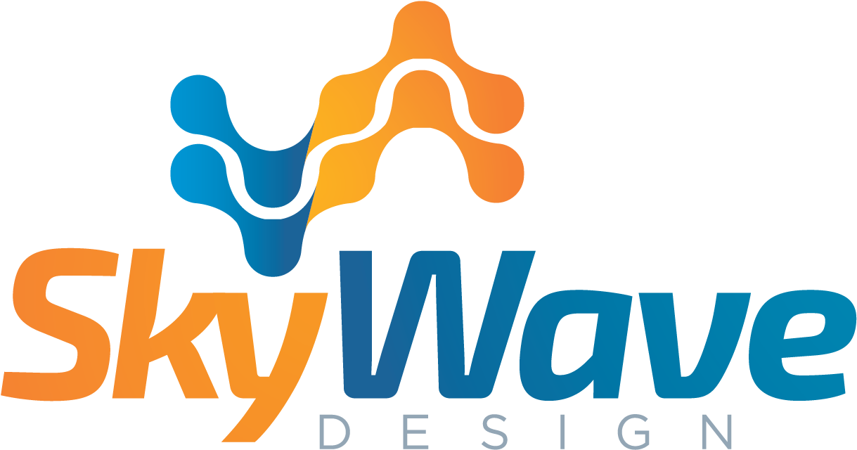 Sky Wave Design, Llc - Sky Wave Logo (1250x674), Png Download