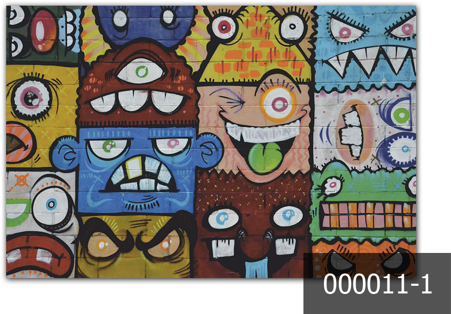 The Outside Art Is Coming Inside The House With These - Fun Industrial Murals (1000x667), Png Download