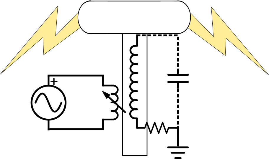Tesla Coil Model - Tesla Coil (911x540), Png Download