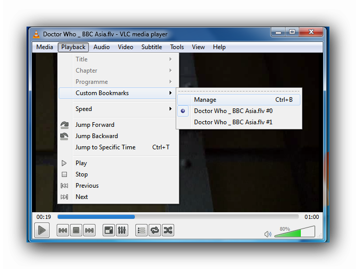 Enter Image Description Here - Media Player Classic Show Bookmarks (697x526), Png Download