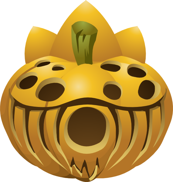 Pumpkin - Kitty Pumpkin Carving Template (570x599), Png Download