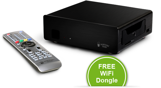 A-500 Free Wifi Dongle - Popcorn Hour A-400 Network Media Jukebox (600x600), Png Download