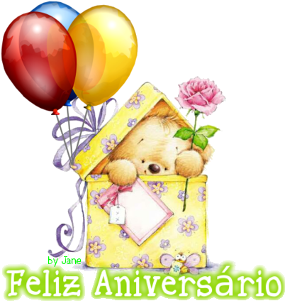 Gifs De Aniversário Com Fundo Transparente,gifs Feliz - Vriendin Verjaarsdag (408x430), Png Download