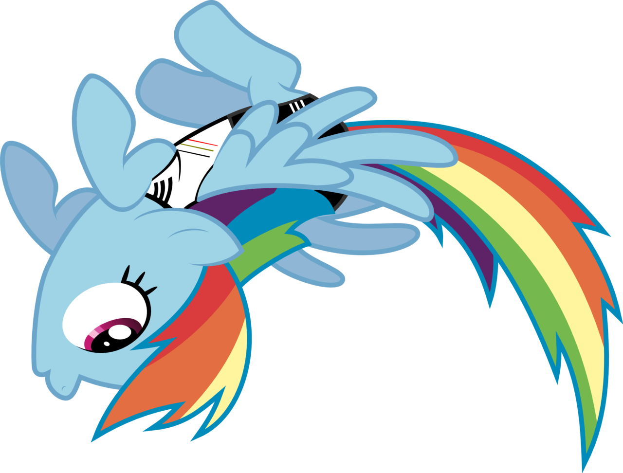 Ironm17, Backflip, Clothes, Football, Germany, Jersey, - Rainbow Dash Fly Png (1280x972), Png Download