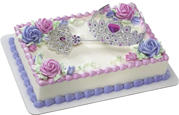 Dp Queen Crown Scepter - Princess Crown And Scepter Cake (580x372), Png Download