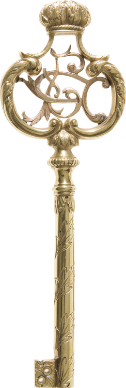 Old Fashioned Key Old Fashioned Key, Under Lock And - Antique (260x800), Png Download