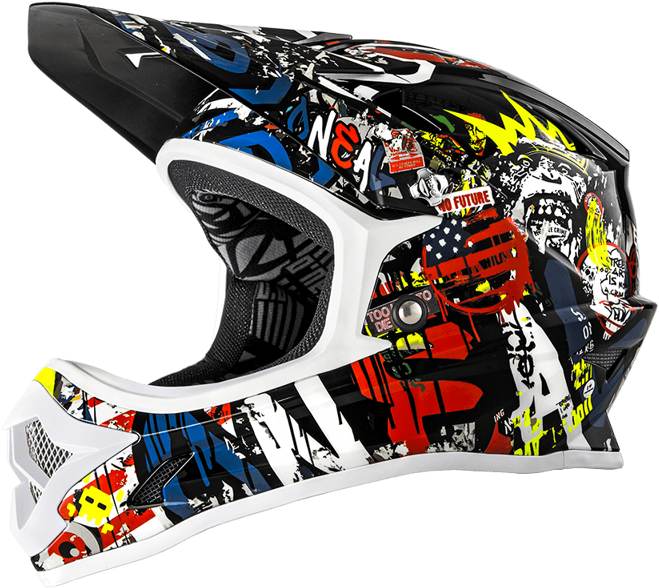 O`neal Backflip Rl2 Helmet Rancid Multi - Oneal 3 Series Rancid (800x800), Png Download