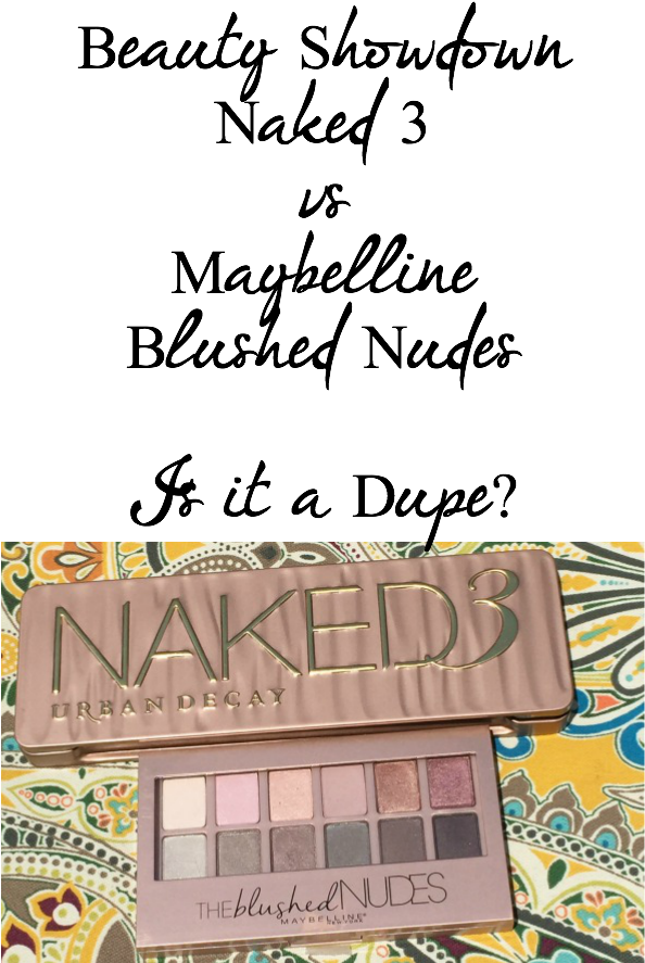 Maybelline Blushed Nudes Vs Urban Decay Naked - Urban Decay Naked 12-color Palette (600x900), Png Download