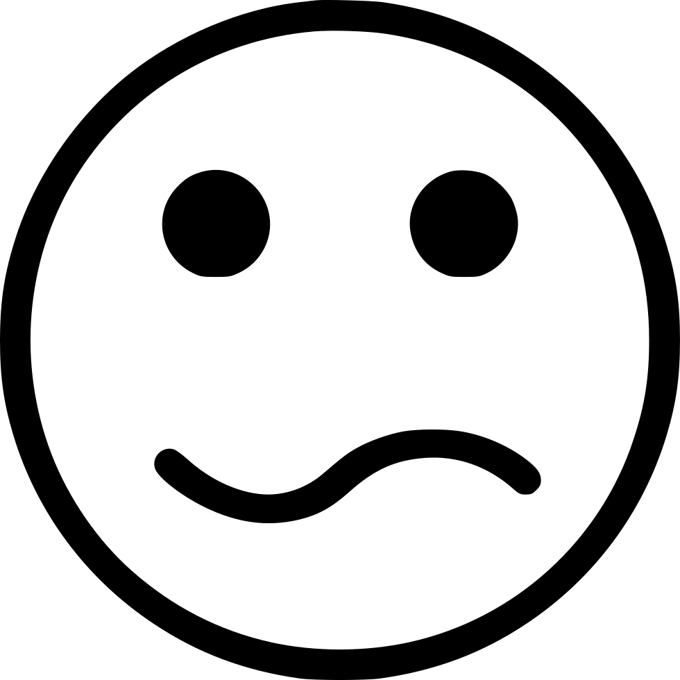 Confused Comments - Emoticon (980x980), Png Download