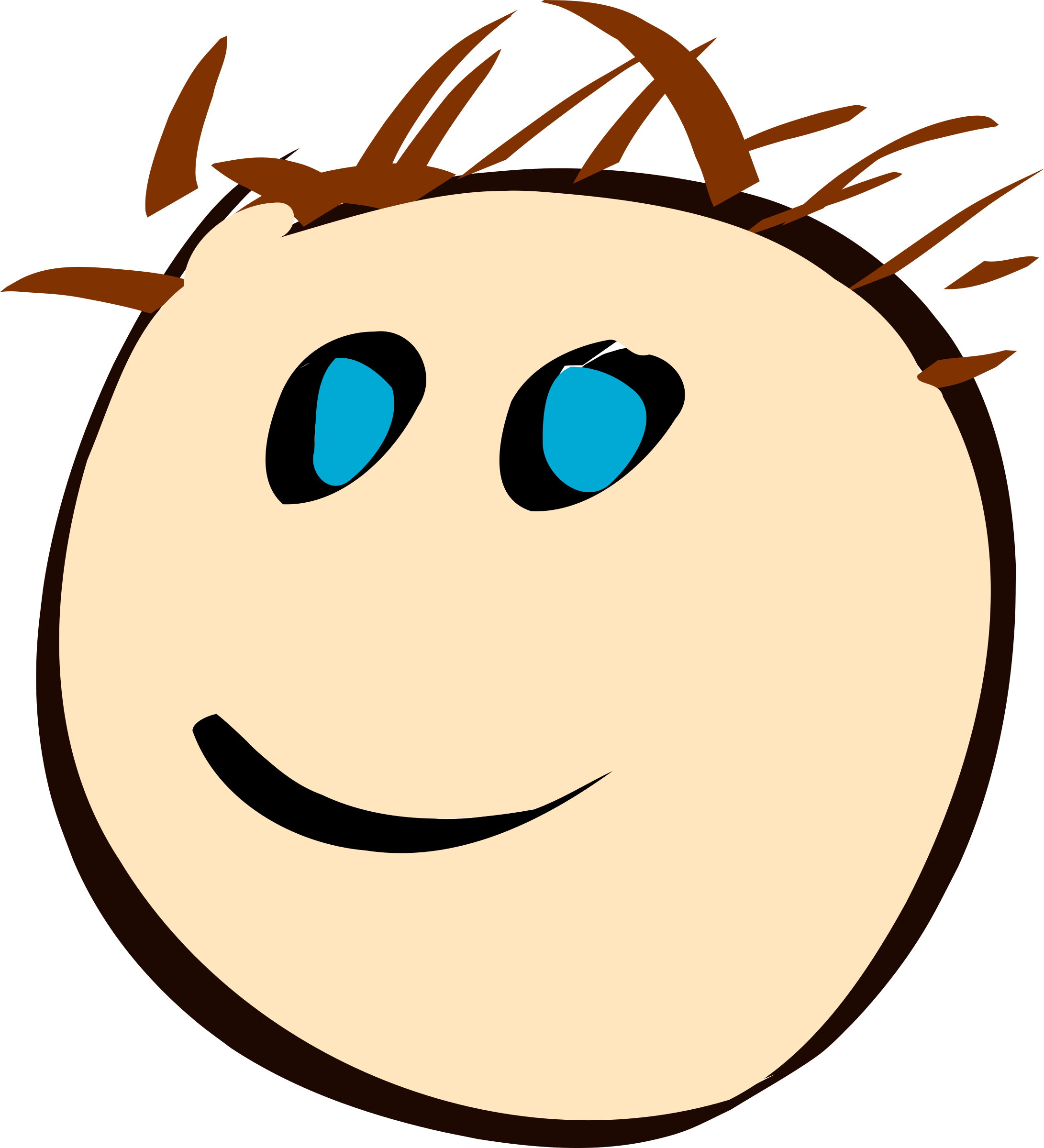 This Free Icons Png Design Of Emoticon (2182x2400), Png Download