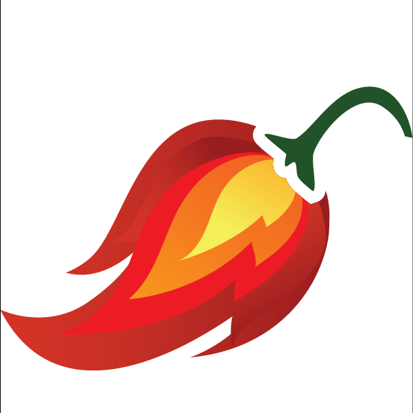 Cropped Ghost Pepper Glass Flame - Chili Pepper (602x602), Png Download