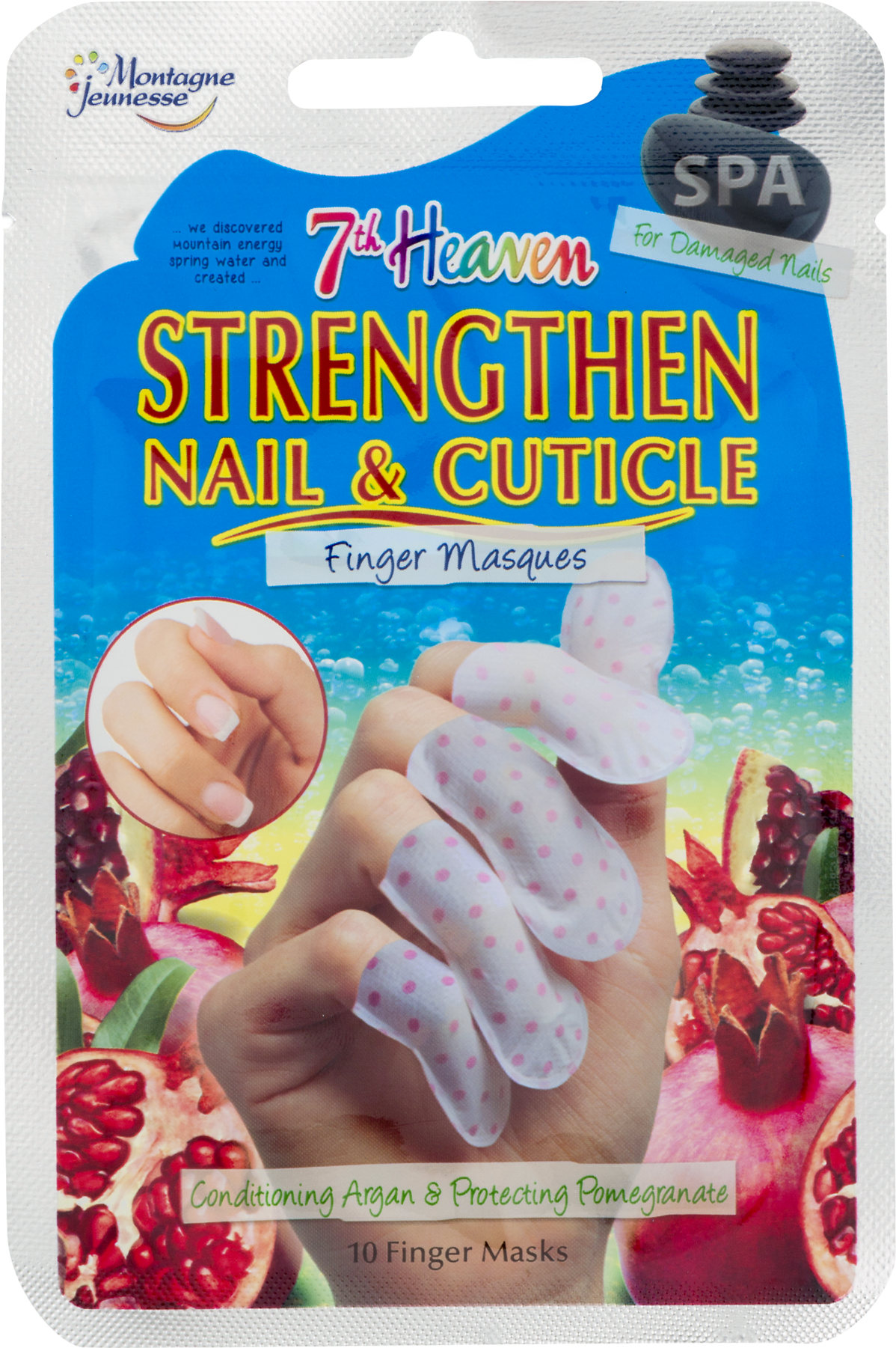 7th Heaven Strengthen Nail And Cuticle Finger Masks, - Montagne Jeunesse (7th Heaven) Montagne Jeunesse Pflegende (1800x1800), Png Download