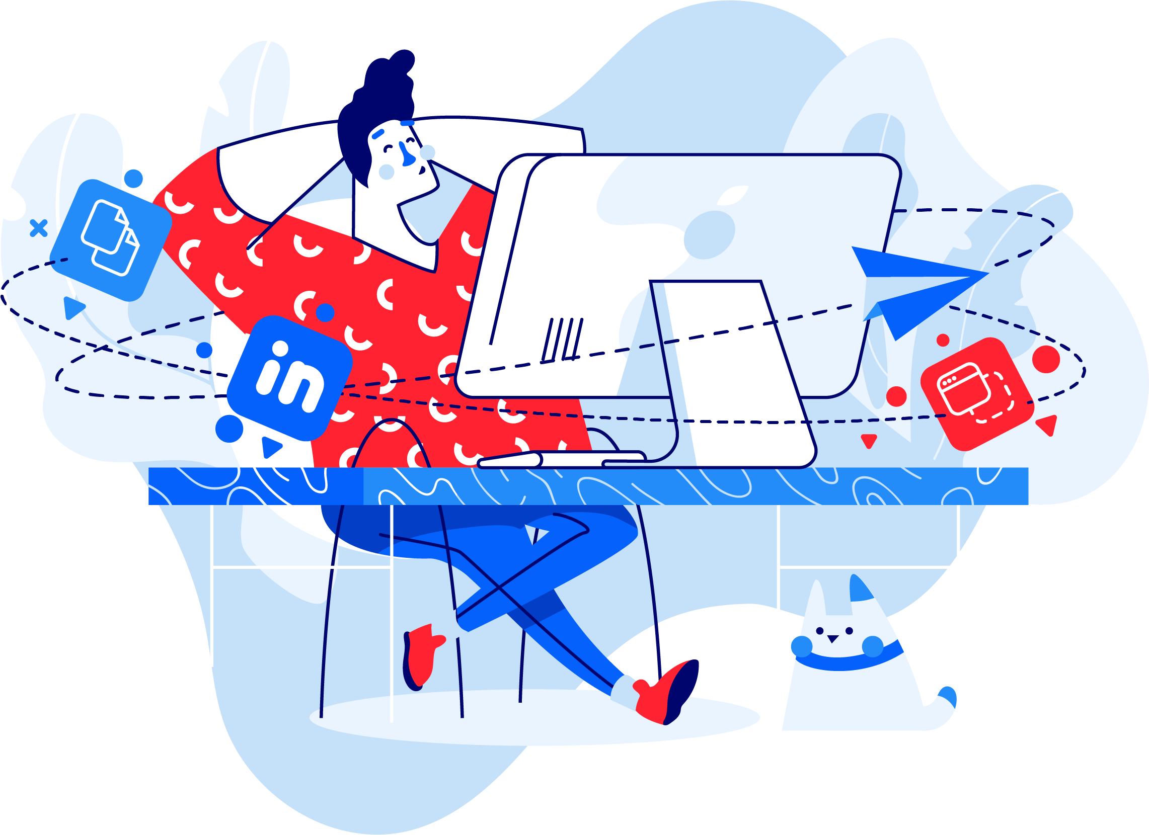 Linkedin Automation For Social Selling Cadences - Social Selling (2283x1660), Png Download