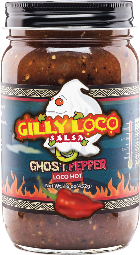 Gilly Loco Ghost Pepper Salsa - Salsa (1000x1000), Png Download