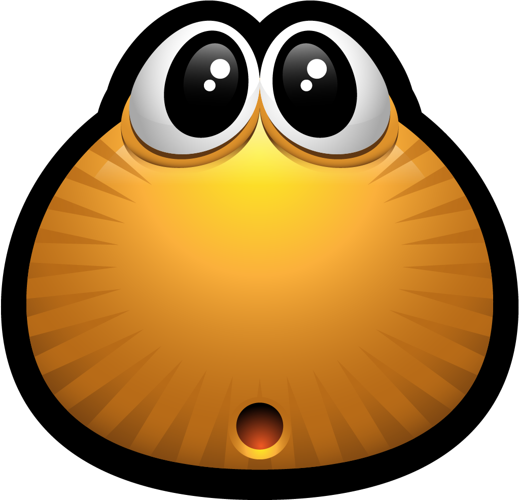 Download Png Ico Icns - Shocked Icon (1024x1024), Png Download