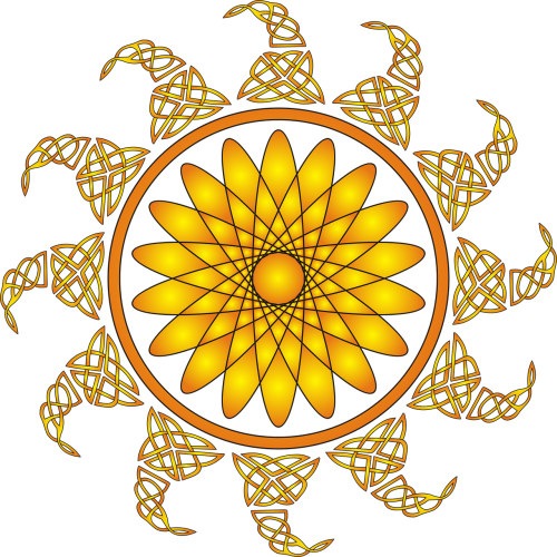 Background,vector,the - Ornament (500x500), Png Download