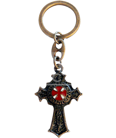Knights Templar Cross Key Chain - Knights Templar (575x575), Png Download
