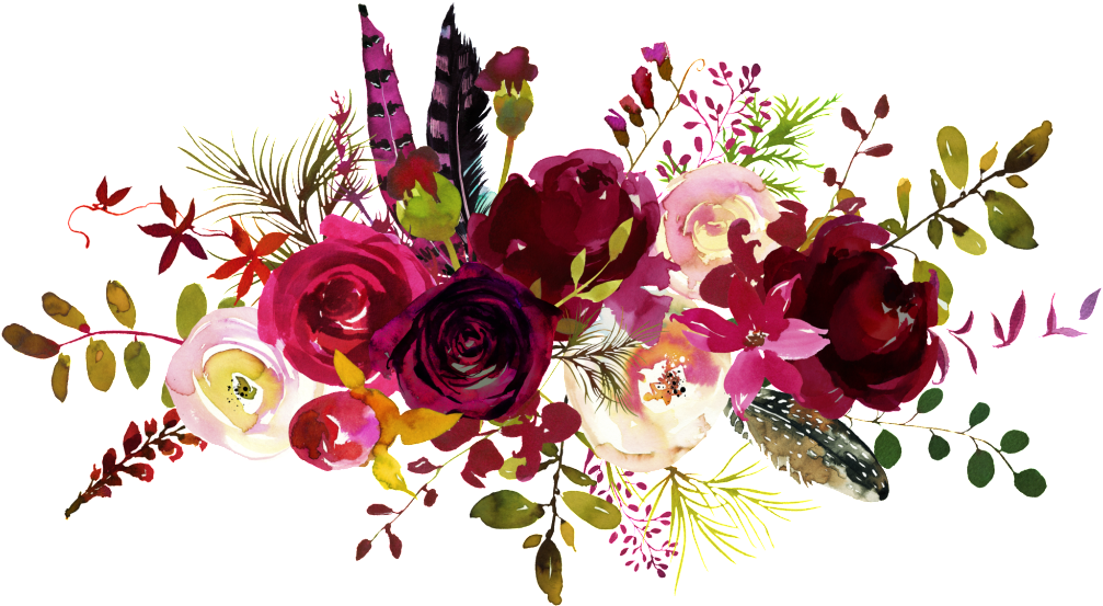 Fashion Blooming Flower Decoration Vector - Flower Decoration Vector Png (1024x640), Png Download