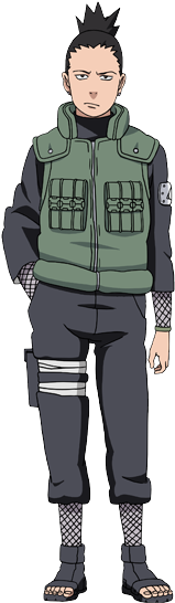 Shikamaru Full - Naruto Shippuden Shikamaru Png (222x568), Png Download