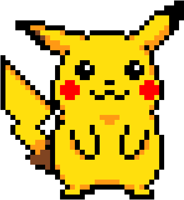 Pikachu - Pixel Art Pikachu (450x450), Png Download