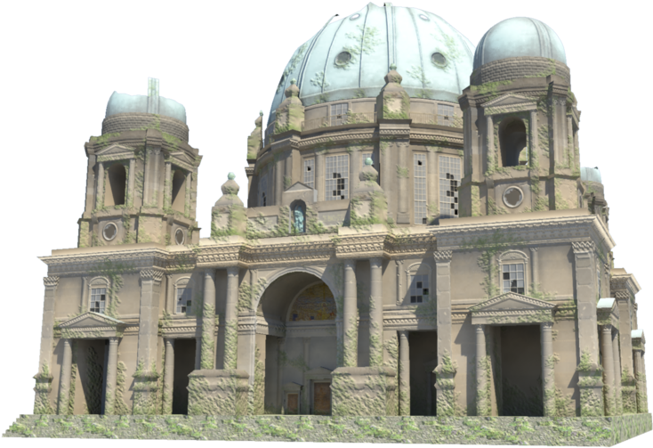 Cathedral Png Image - Berlin Cathedral Png (1000x563), Png Download