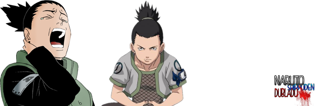 Bom, Estou Te Agradecendo Desde Ja - Personagens De Naruto Shikamaru (642x216), Png Download