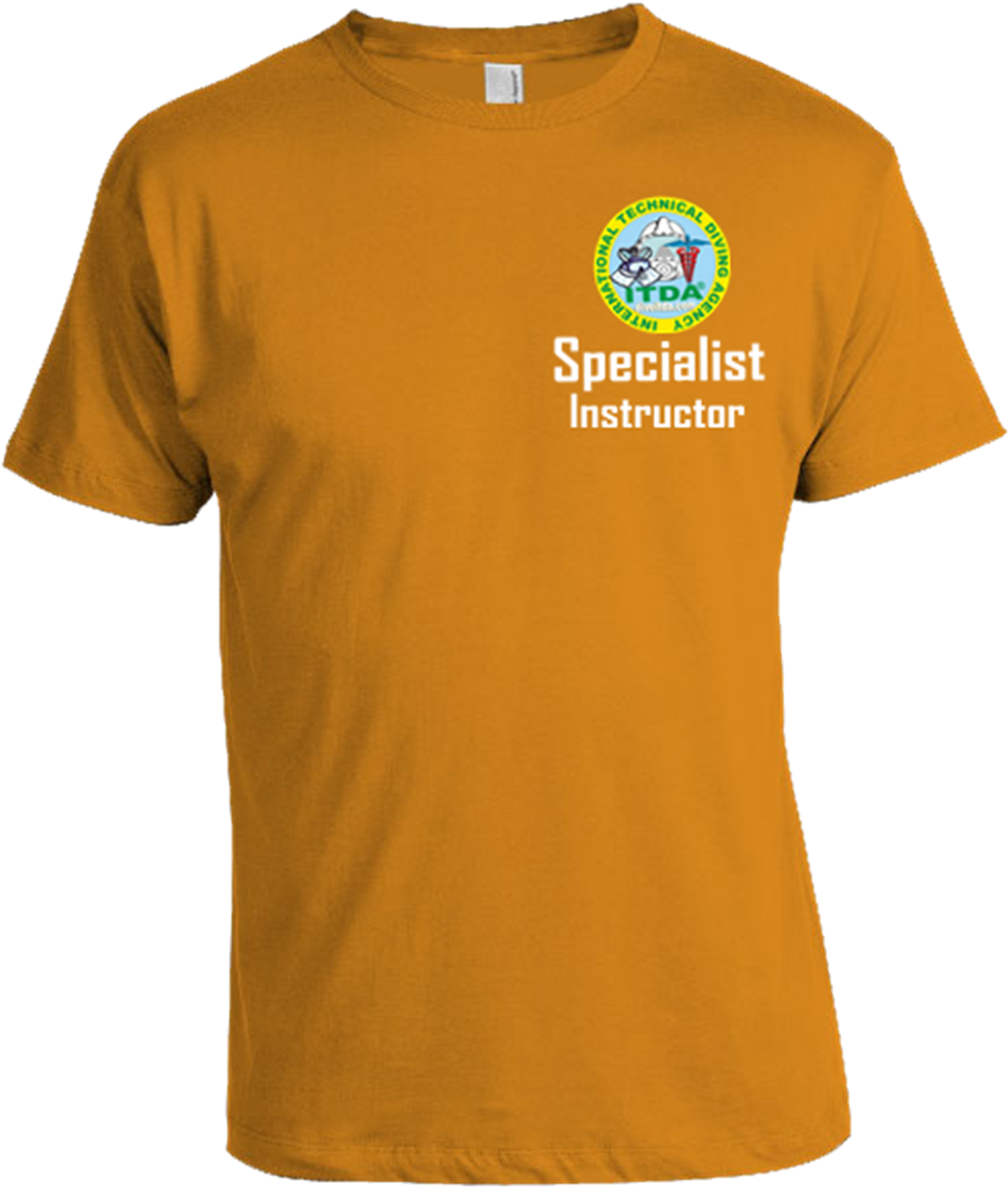 Tshirt Specialist Instr Orange - T Shirt (1299x1655), Png Download
