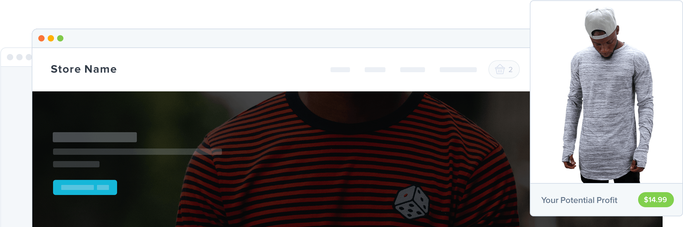 Dropshipping Tshirts - Men Long Sleeve Oversize Street T-shirt Extend Hip (2280x740), Png Download