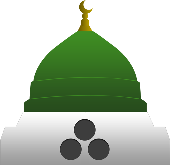 Masjid Nabawi Dome Png - Nabawi Dome Png (582x587), Png Download