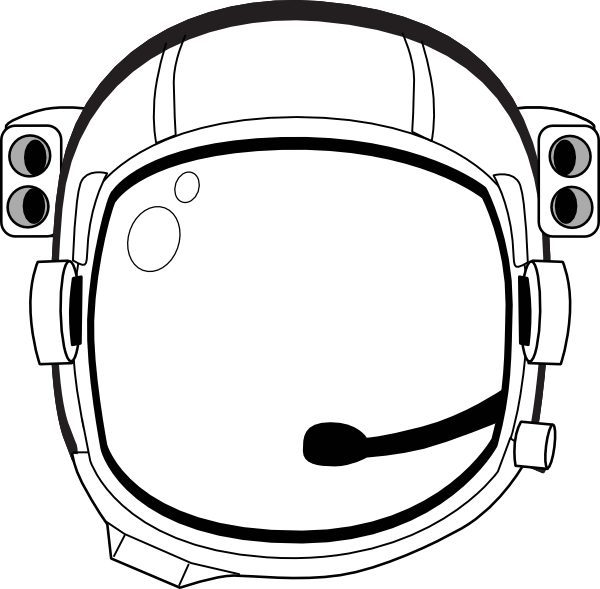 Astronaut Helmet Transparent Background (600x589), Png Download