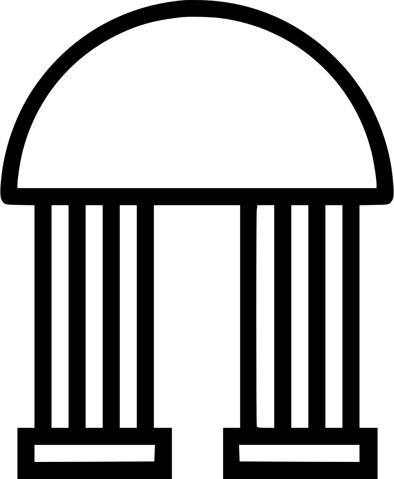 Pillar Gate Entrance Dome Comments - Icon (806x980), Png Download