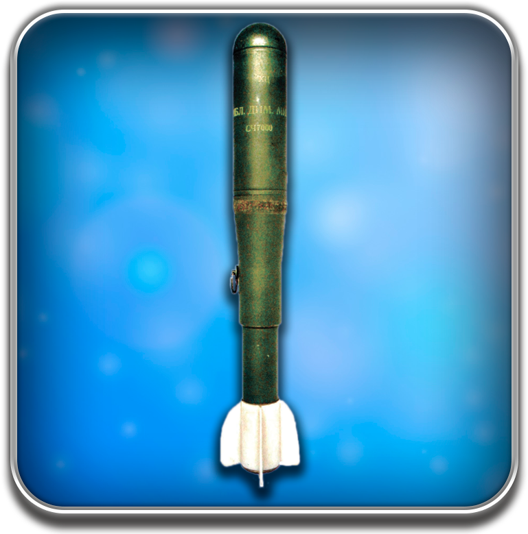 Rifle Grenade 40mm Smoke M62 - Torpedo (800x800), Png Download