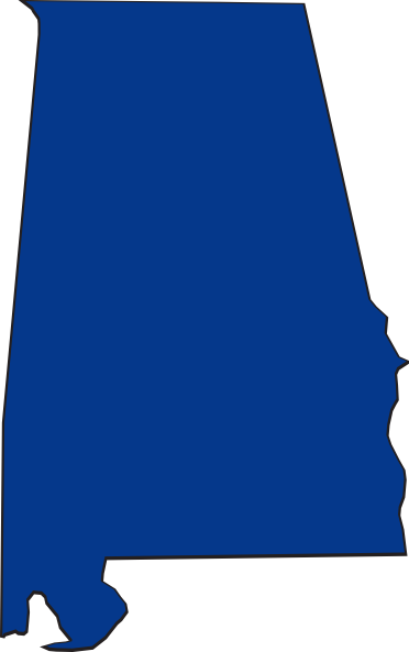 Esca Alabama Clip Art At Clkercom Vector Online Royalty - Alabama State Clipart (372x593), Png Download