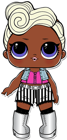 3-021 Funky Q T - Lol Surprise Funky Qt (403x550), Png Download