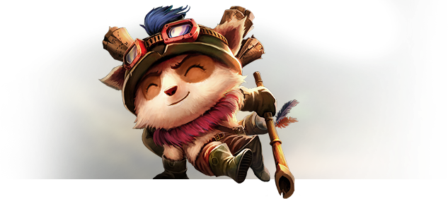 The Teemo Cup - Cute Computer Game Characters (633x282), Png Download