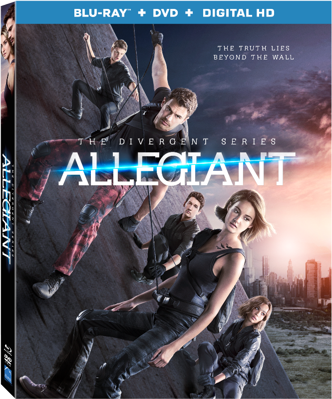The Divergent Series - Allegiant Blu Ray Dvd (768x886), Png Download