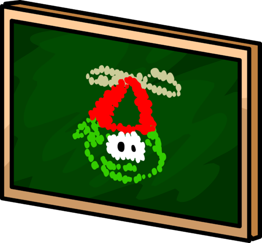 Wall Chalkboard Sprite 016 - Illustration (518x480), Png Download