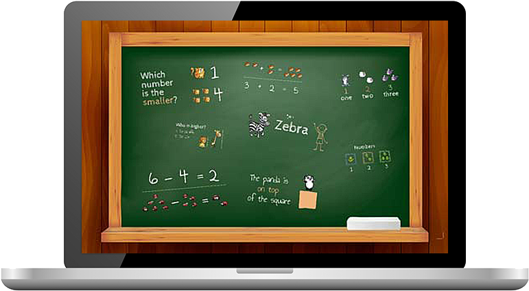 Chalkboard Presentation Template - Presentation (800x500), Png Download