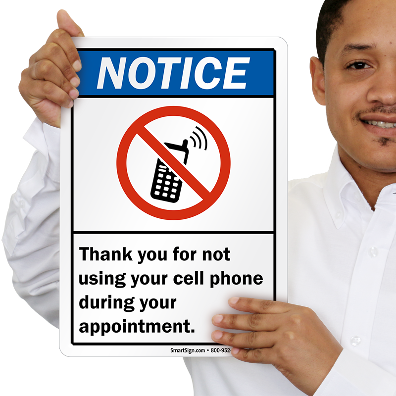 Ansi Notice Sign - Please Put Your Phone On Silent (800x800), Png Download
