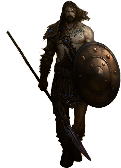 Pin By Patrick Mceachen On Conan In 2018 - Barbarian Spear And Shield (496x640), Png Download